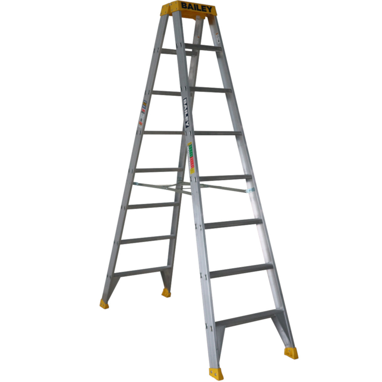 BAILEY - Double Sided Ladders Pro Aluminium Industrial Punchlock 150kg