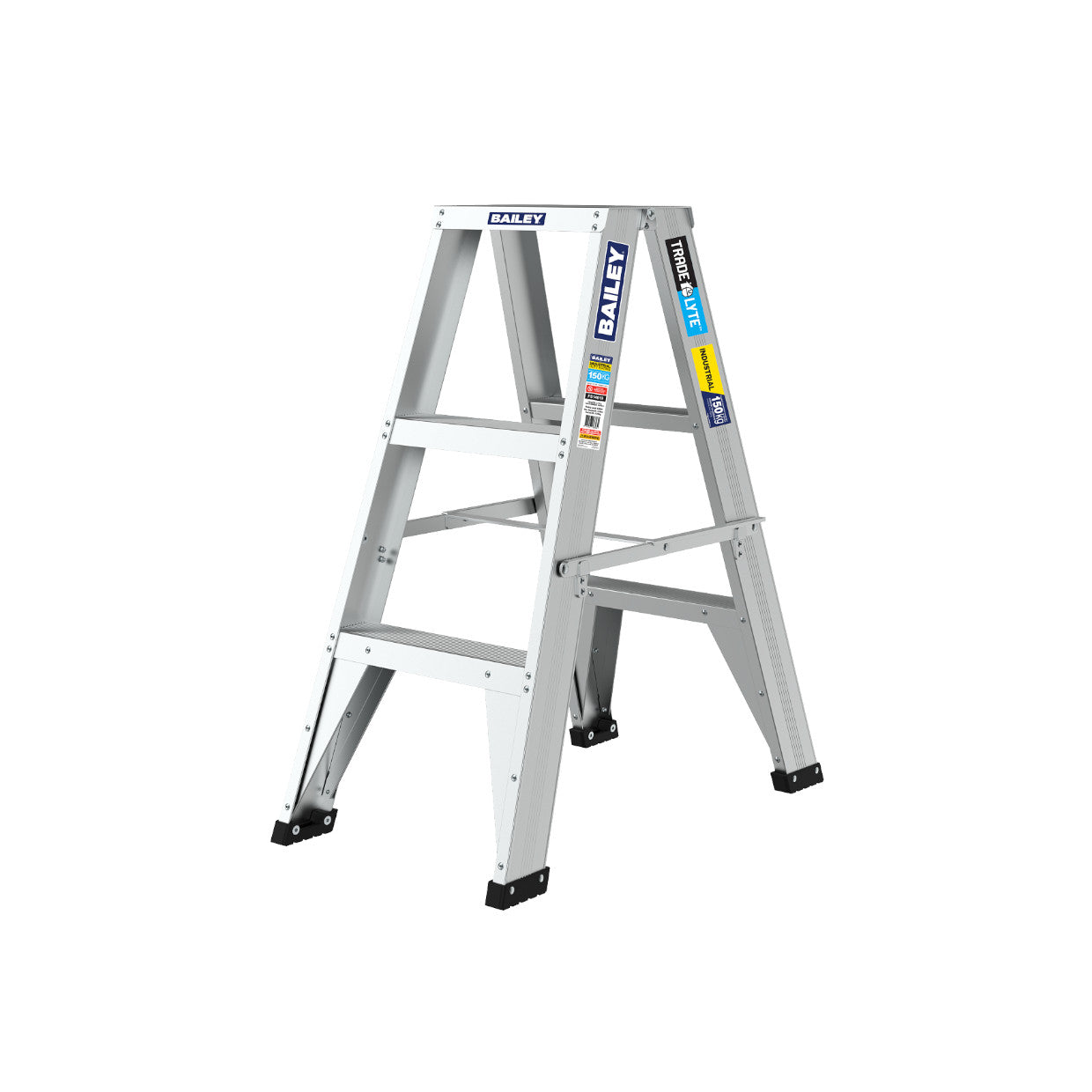 BAILEY - Double Sided Ladders Aluminium Trade Lyte 150kg