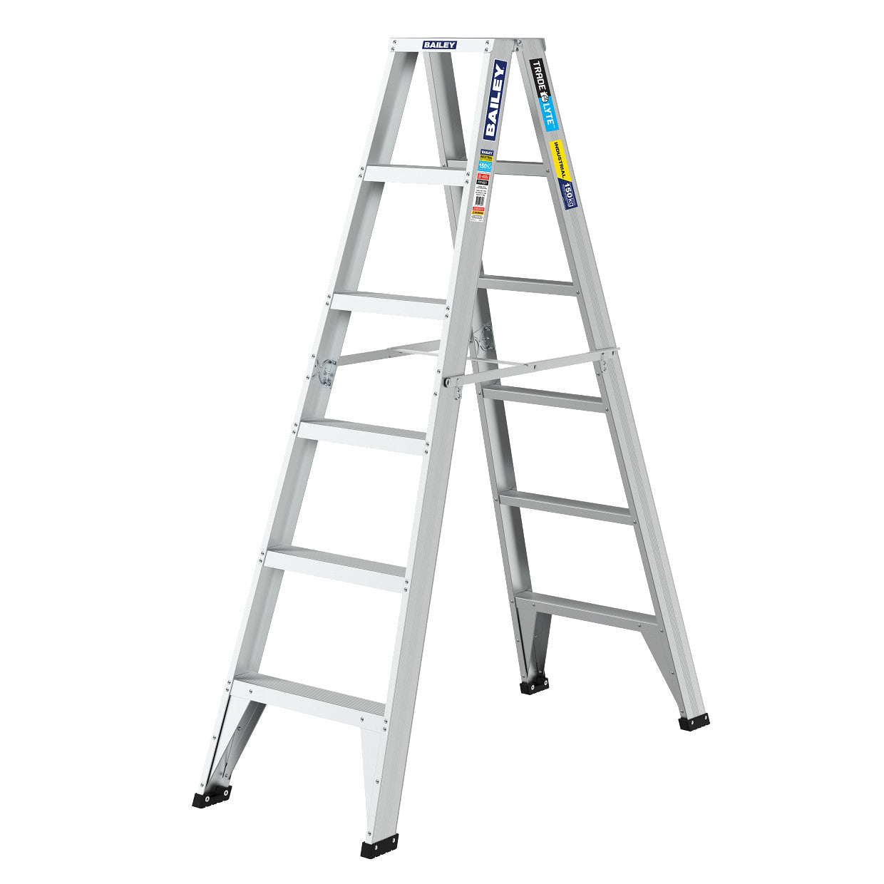 BAILEY - Double Sided Ladders Aluminium Trade Lyte 150kg
