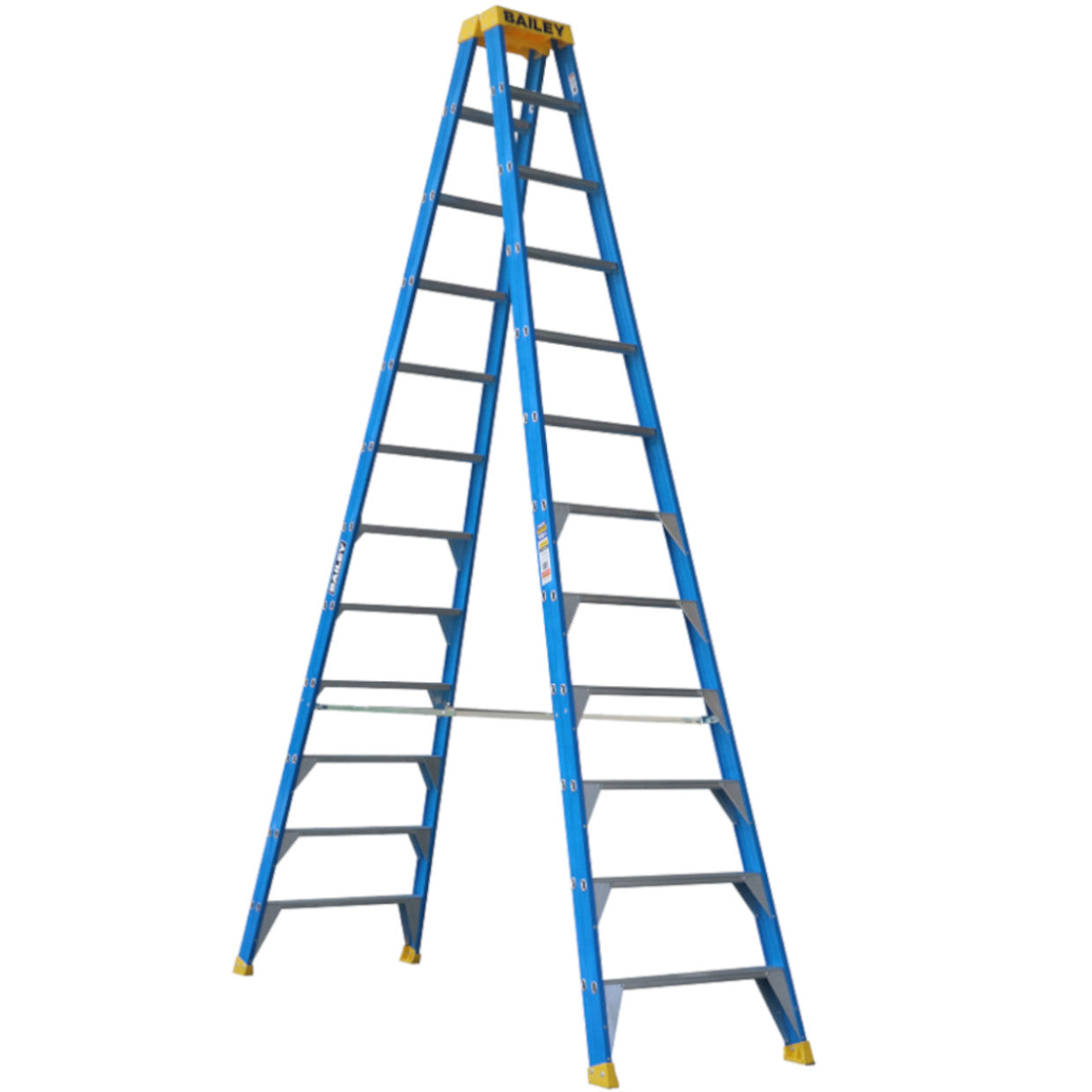 BAILEY - Double Sided Ladders Pro Fibreglass Industrial Punchlock 150kg