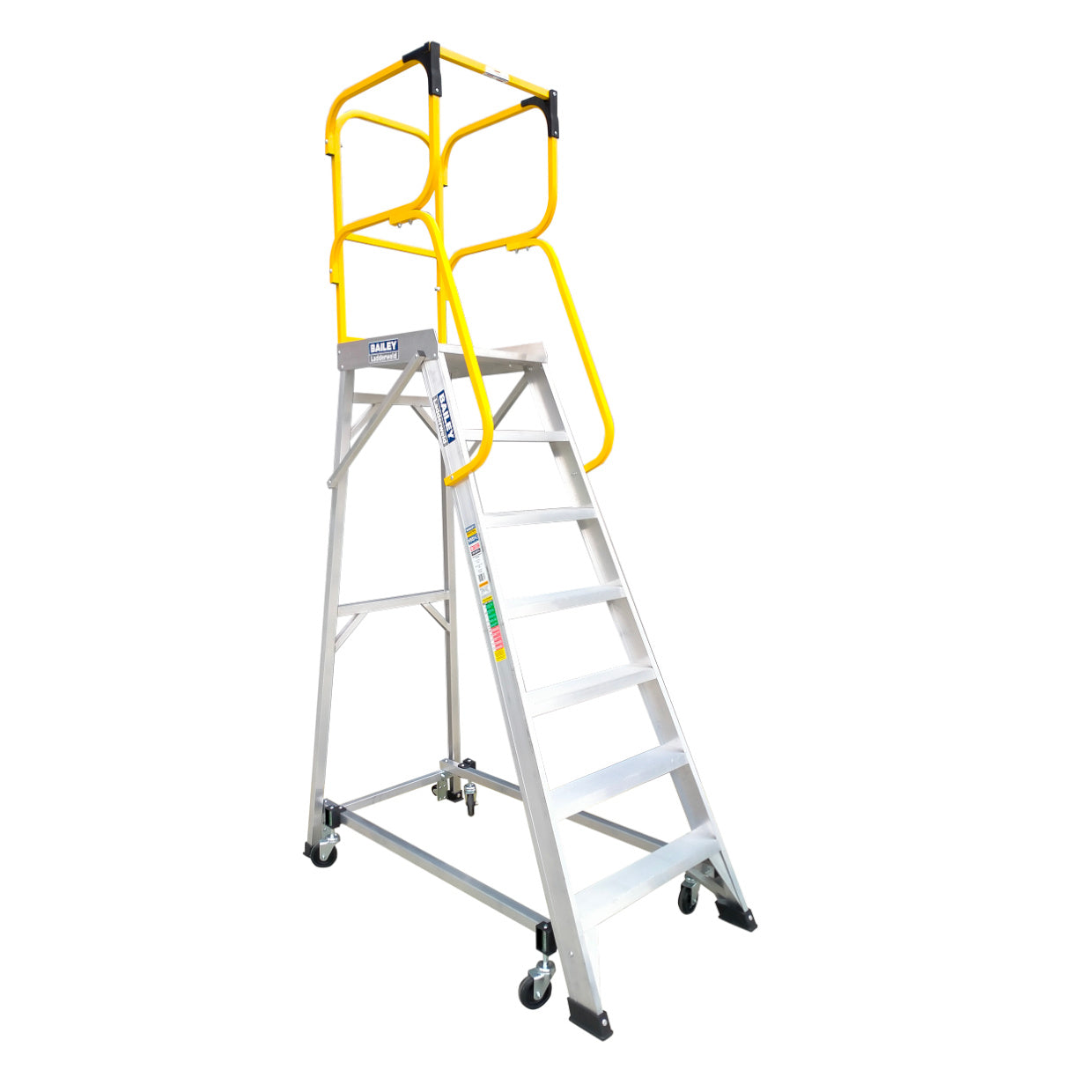 BAILEY - Platform Stepladder Pro Aluminium Industrial Punchlock 170kg