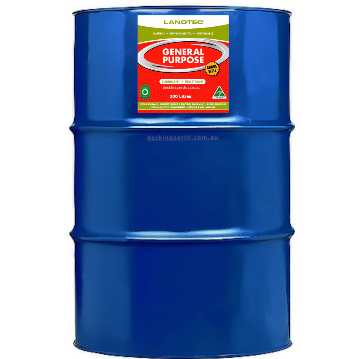 Lanotec_200_litre_Drum_General_Purpose_Decking_Perth