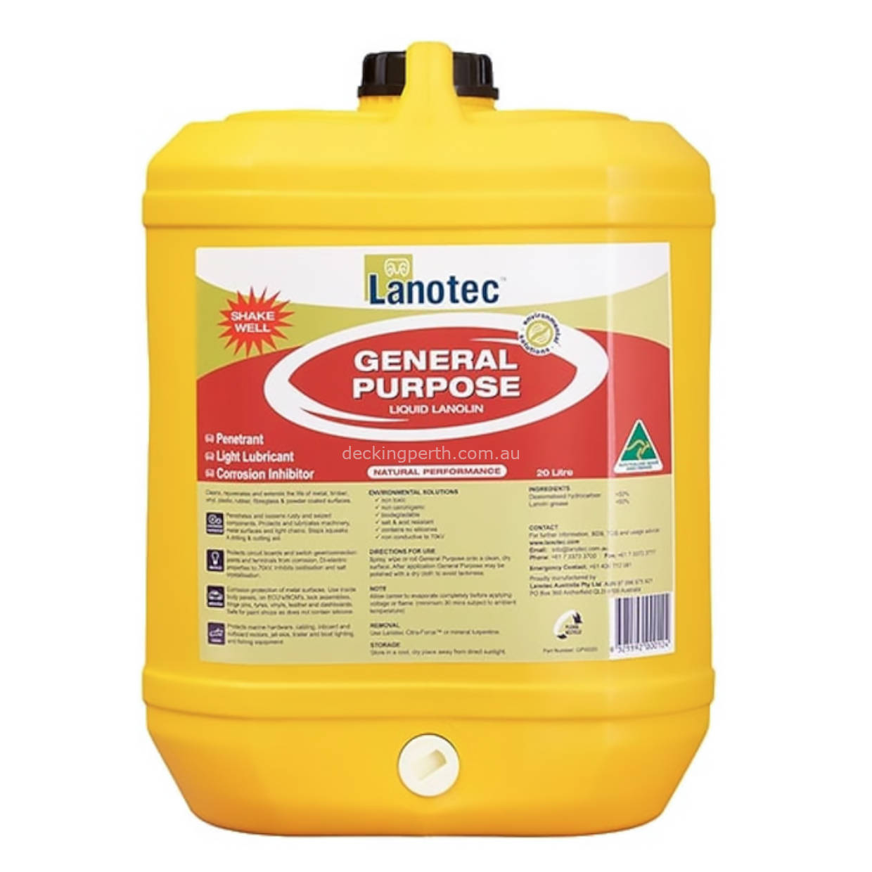 Lanotec_General_Purpose_20L_Liquid_Lanolin_Decking_Perth
