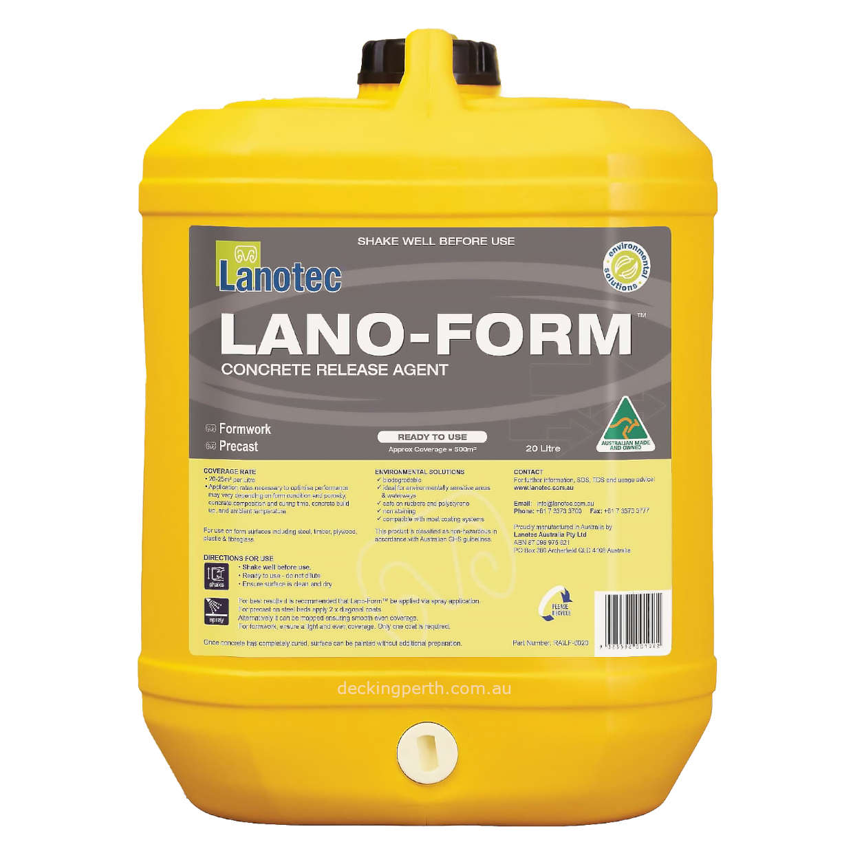 Lanotec_Lano-Form_20L_Decking_Perth