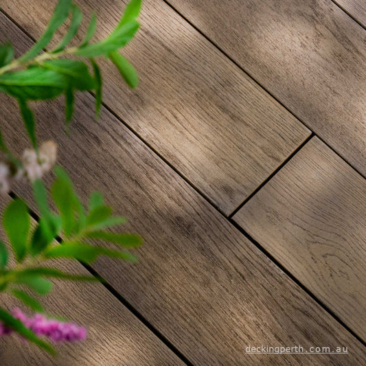 MILLBOARD_176_x_32mm_Decking_Enhance_Grain_Antique_Oak_3.6m_Decking_Perth