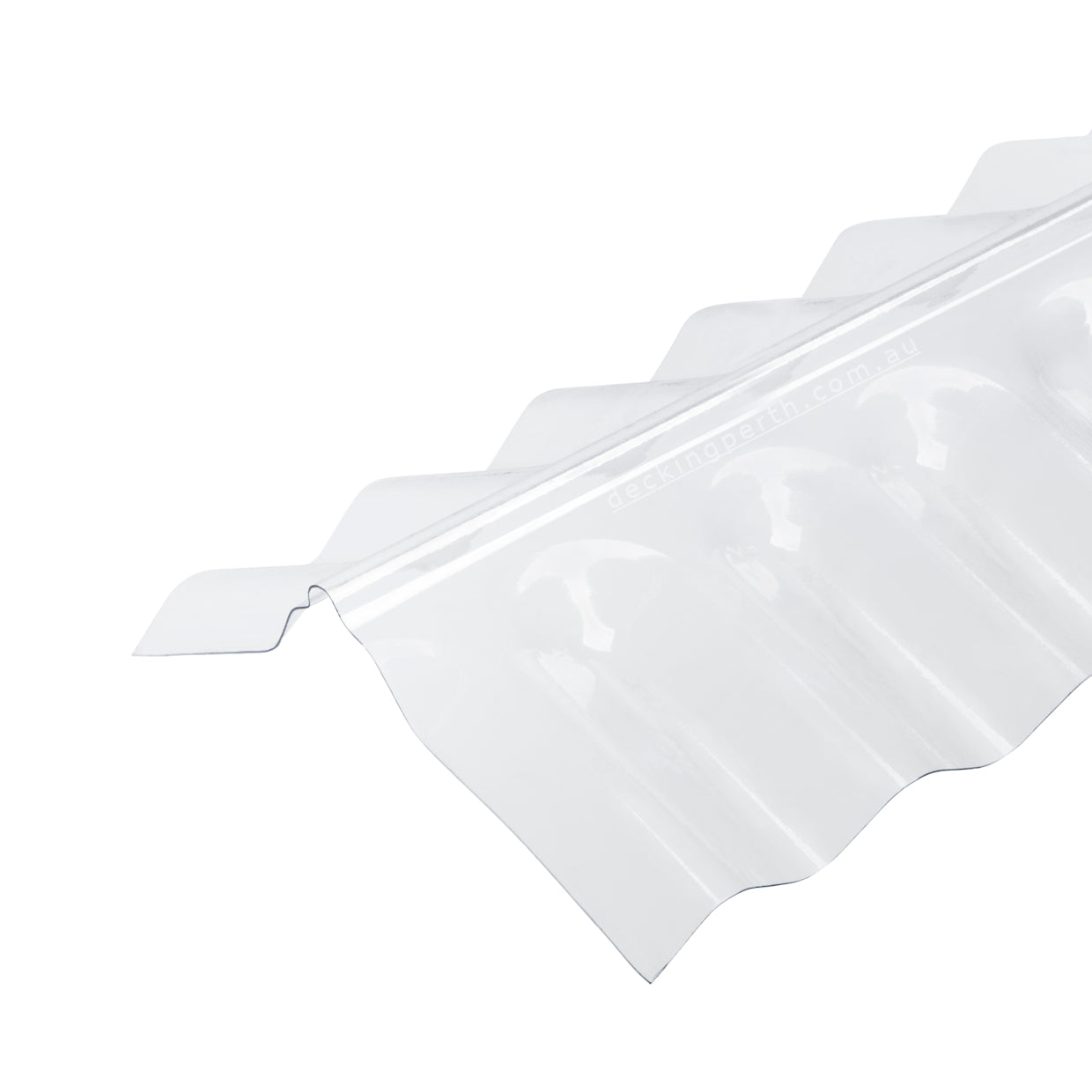 PALRAM_Accessoies_Ridge_Cap_corrigated_clear_Decking_Perth