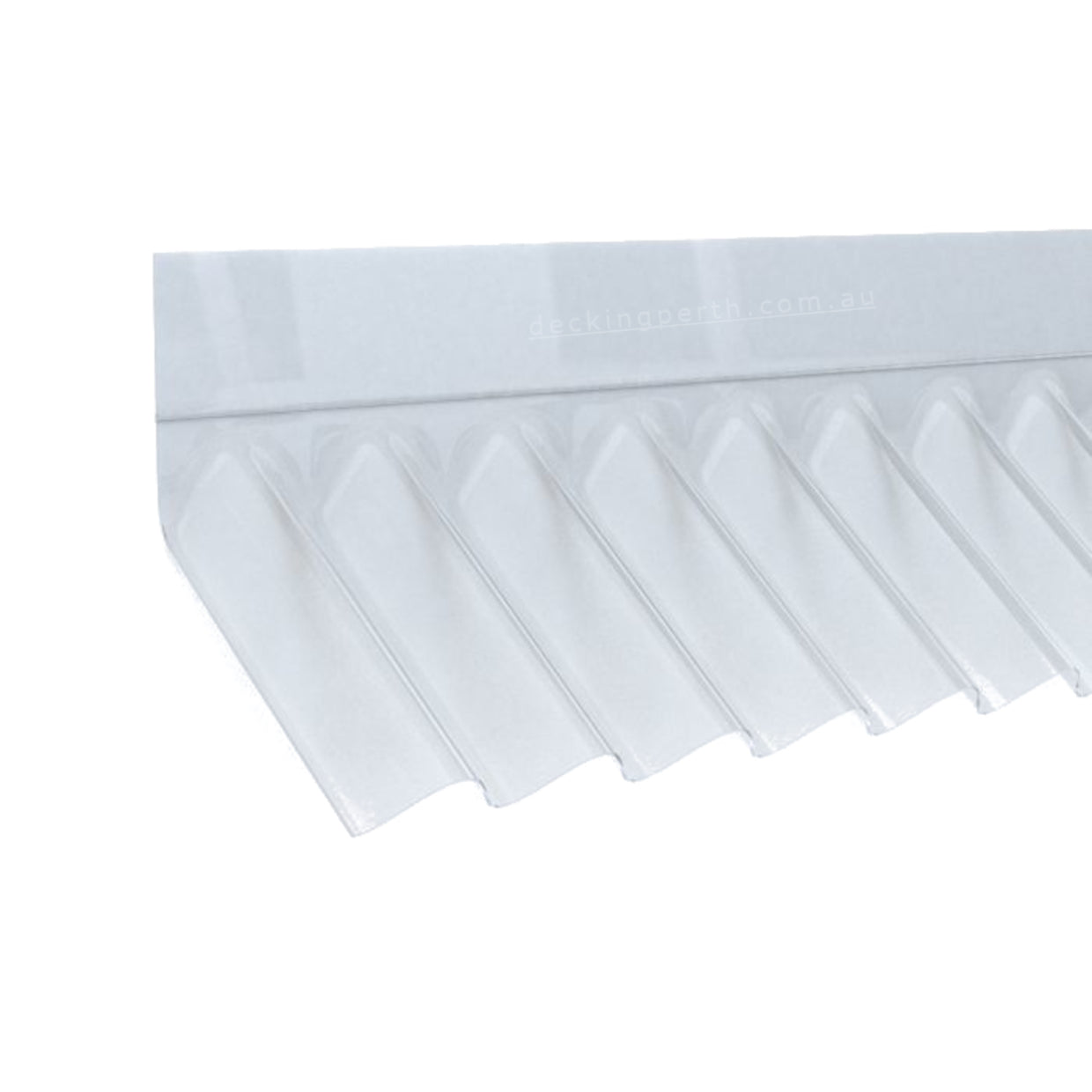 PALRAM_Accessoies_Side_wall_corrigated_clear_Decking_Perth
