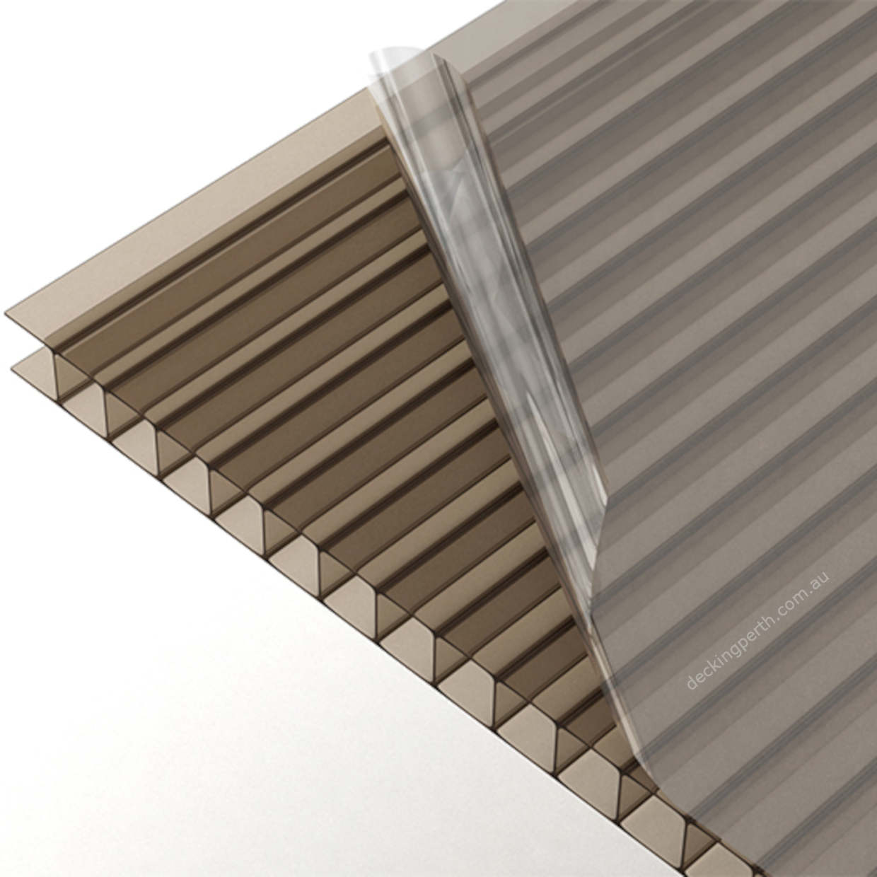 PALRAM_Sunlite_10mm_Brown_Decking_Perth