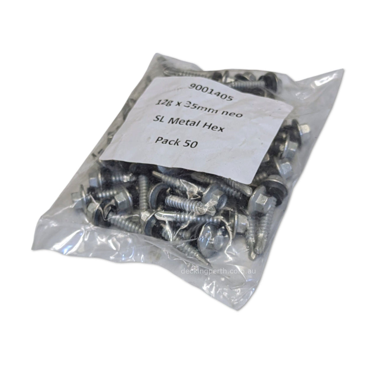 PALRAM_Sunlite_TwinWall_Screw_Metal_Hex_12gx35mm_Decking_Perth