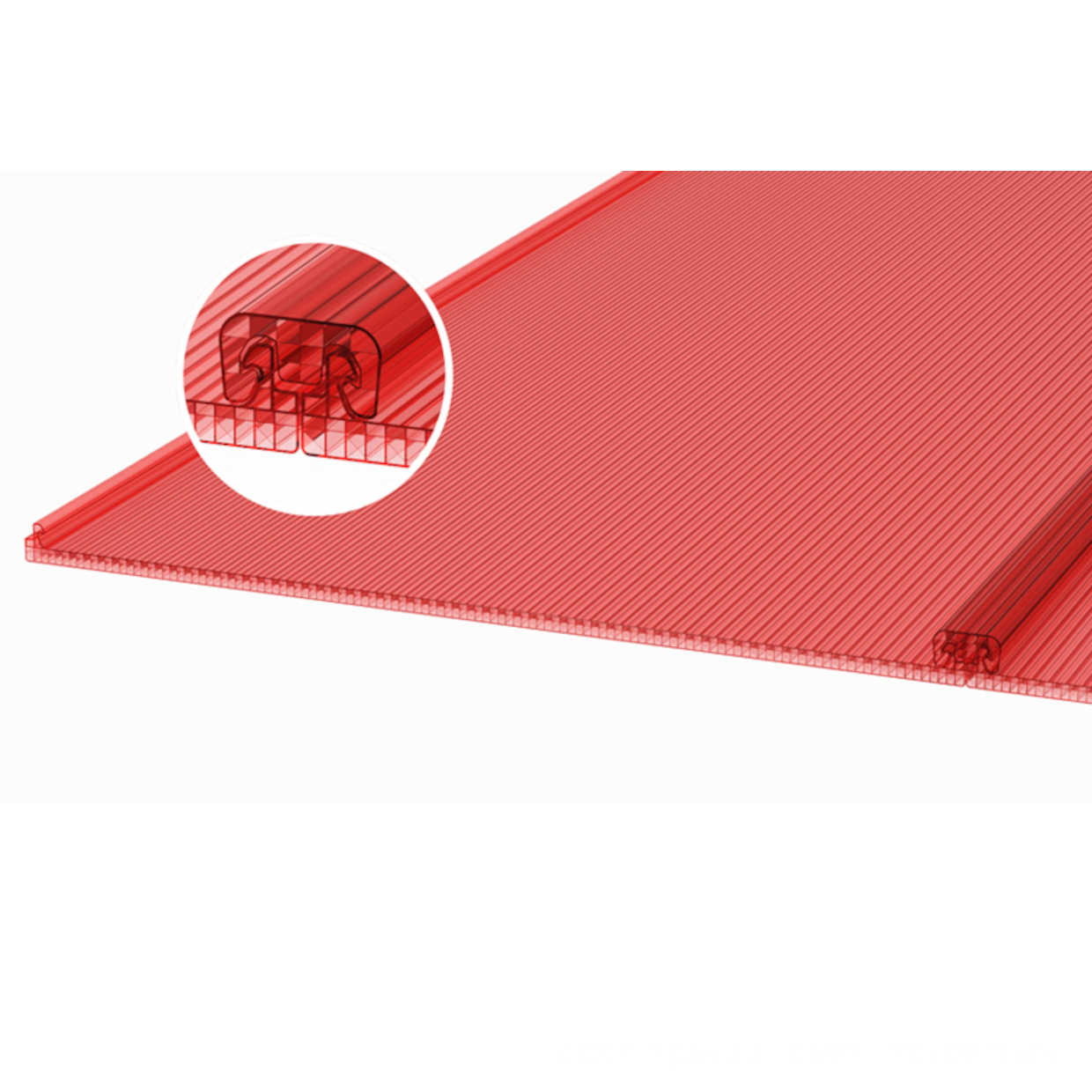 SUNPAL_Multi_10_Multiwall_polycarbonate_sheeting_Decking_Perth_red