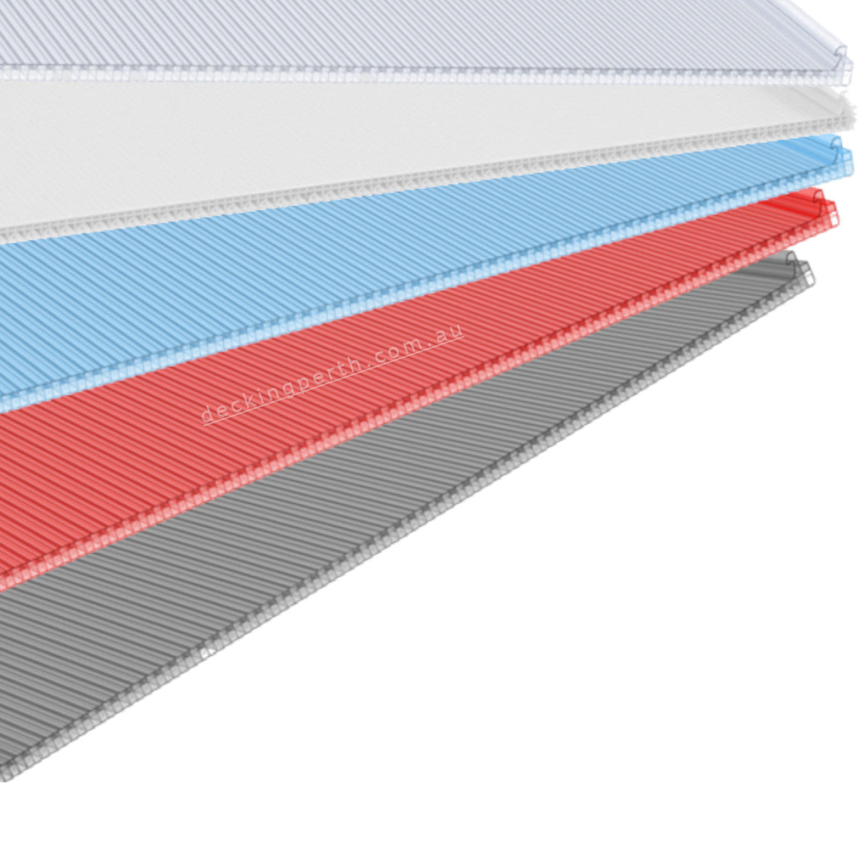PALRAM - SUNPAL Multi 18. Multiwall polycarbonate sheeting 18mm High 1,000mm Cover