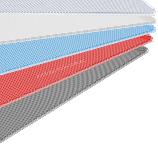 PALRAM - SUNPAL Multi 18. Multiwall polycarbonate sheeting 18mm High 1,000mm Cover