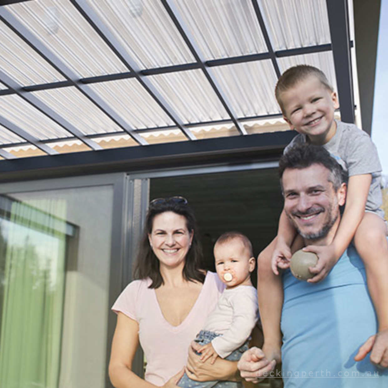 SUNTUF_Beehive_polycarbonate_sheeting_Decking_Perth