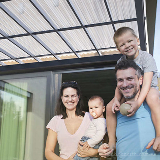 SUNTUF_Beehive_polycarbonate_sheeting_Decking_Perth