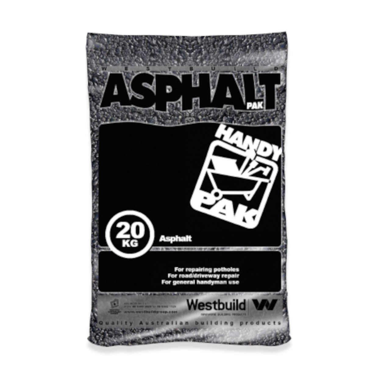 WESTBUILD_Asphalt_Repair_Pak_Cold_Mix_20Kg