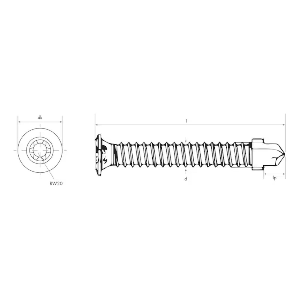 WURTH_45_mm_wing-tip__metal_joist_no_pre_drilling_decking_screw_5.5mm_304_Stanless_Steel