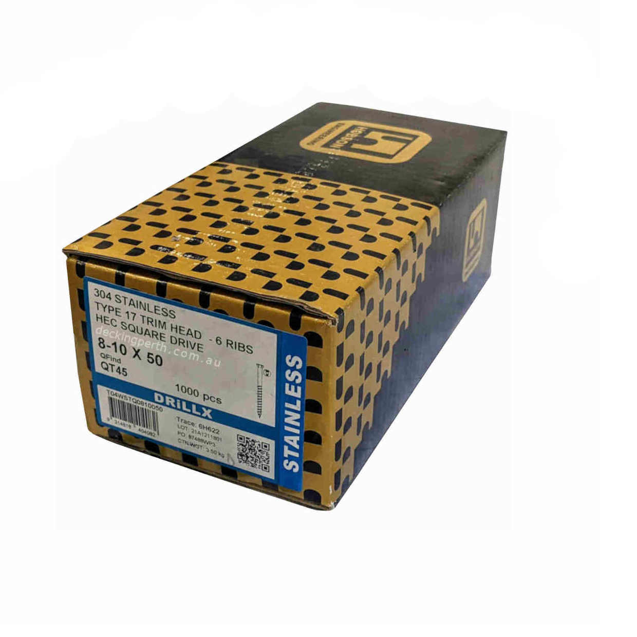 HOBSON - Decking Screws, Timber sub frame, Stainless Steel