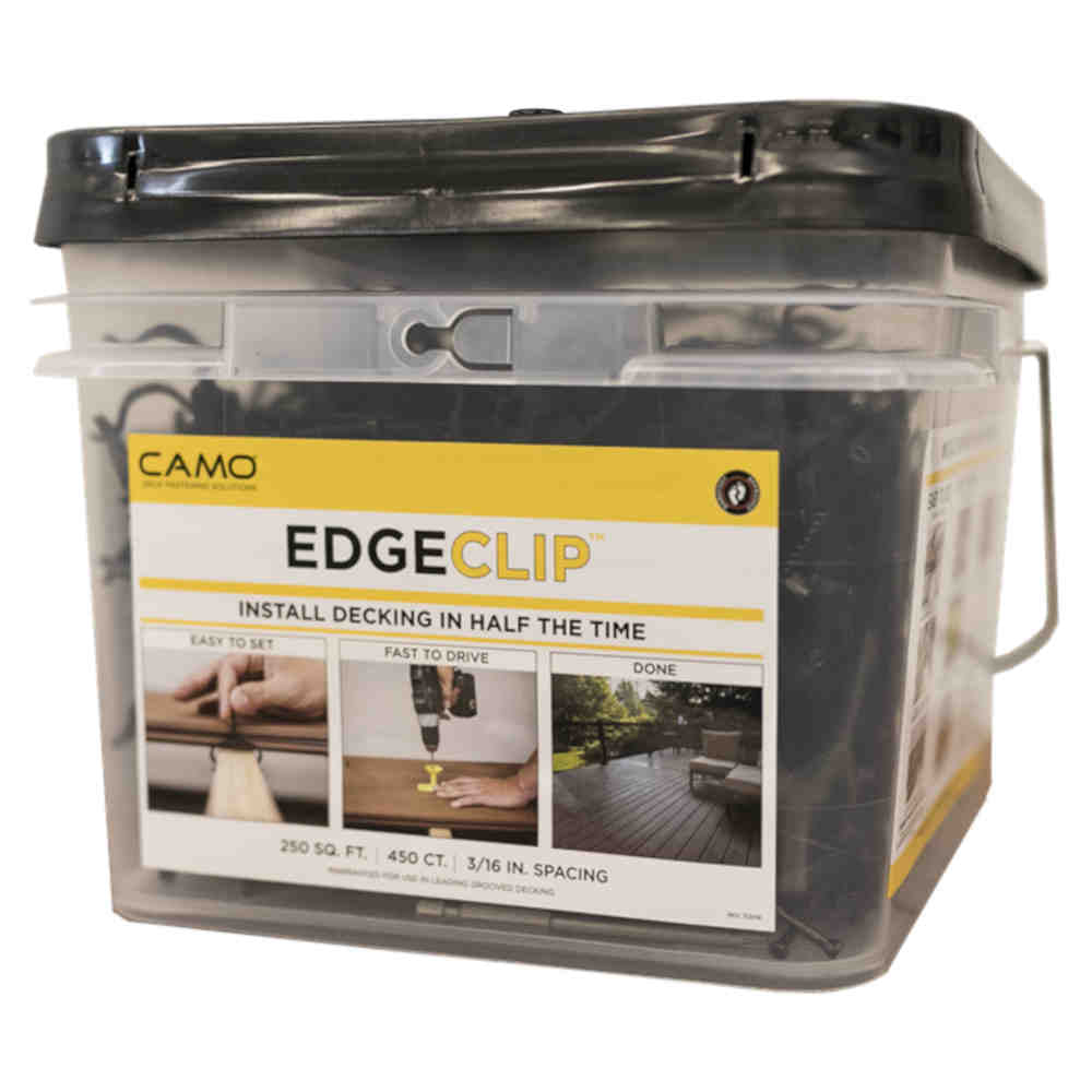 CAMO - Edge Clips Preloaded With Screws For Composite Decking on Timber Frames