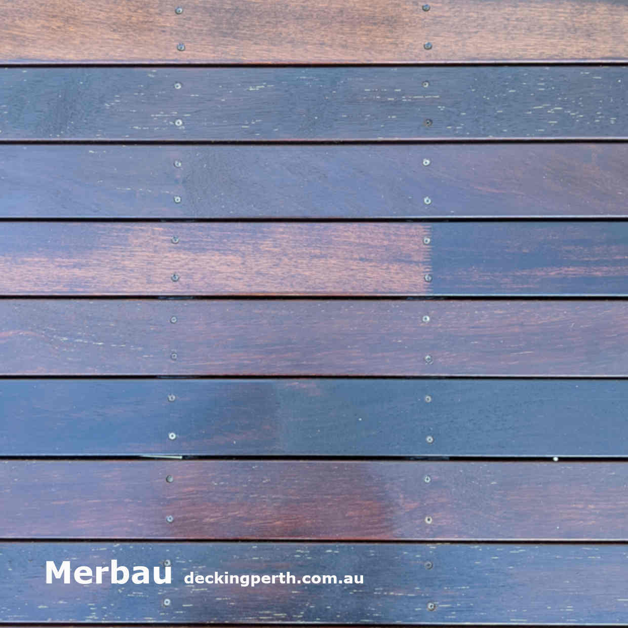 MERBAU 90 x 19mm R/L Decking Random Length, Select Grade, 1.8 5.7m