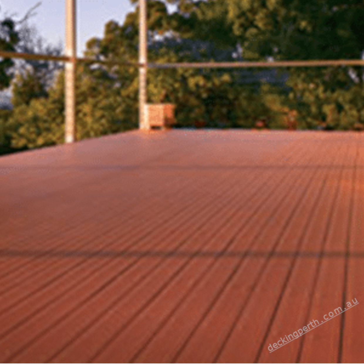 MODWOOD - Flame Shield Decking - Jarrah 137 x 23mm, 5.4m