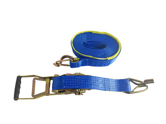 SADLEIRS - Ratchet & Strap Blue Swan Hook and Keeper 9m x 50mm
