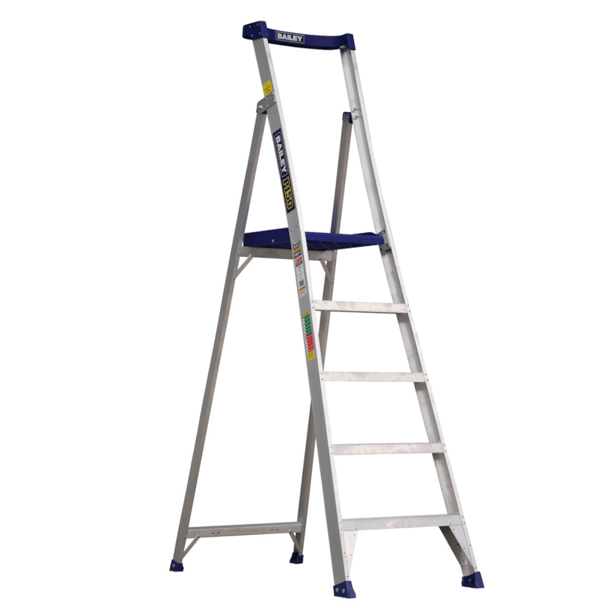 BAILEY - Platform Stepladder P150 Heavy Duty Aluminium Industrial Riveted 150kg