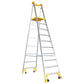 BAILEY - Platform Stepladder P170 Aluminium Industrial Job Station 170kg