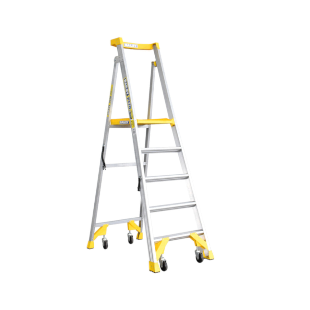 BAILEY - Platform Stepladder P170 Aluminium Industrial Job Station 170kg