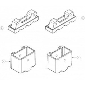 BAILEY - Spare Parts Dual Purpose & Step Extension Feet Kit