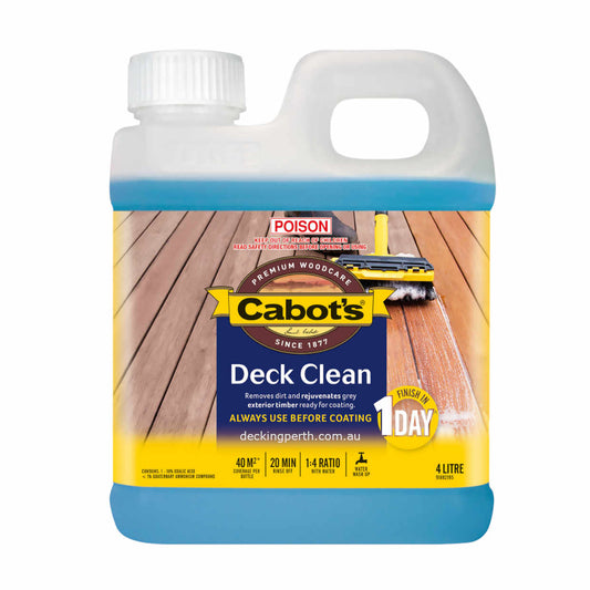 Cabots_deck_clean_4_litre_Decking_Perth