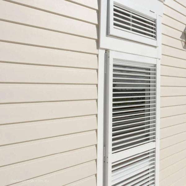 DESIGN PINE - Weatherboard 18 x 176mm Chamfer H3 Treated Pre-Primed Pi ...