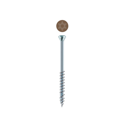 EVERDECK - Screws 304SS 5.0mm x 60mm, Trim head (not suitable for composite decking) Pack of 100
