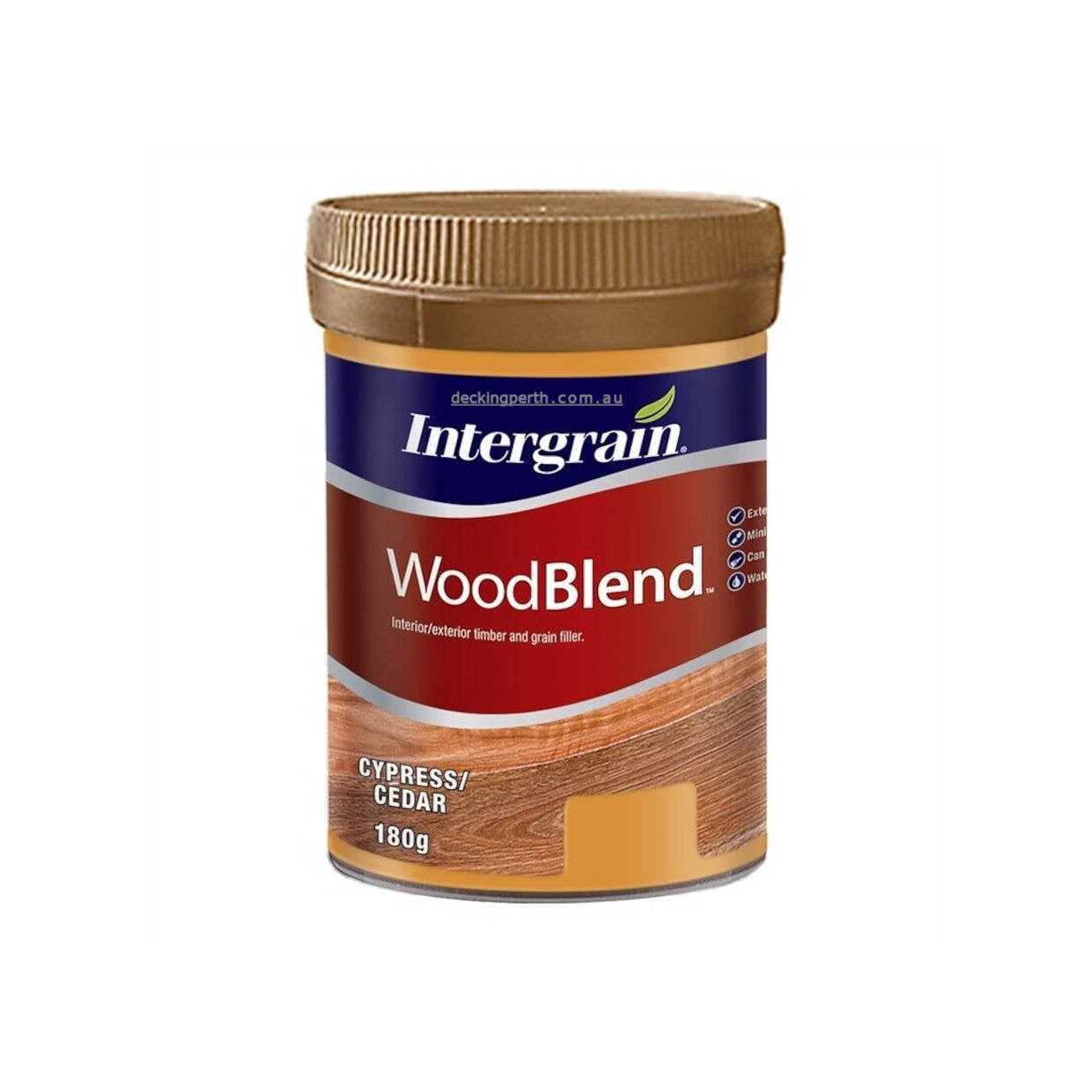Intergrain_Woodblend_Putty_Cypress_180g_Decking_Perth