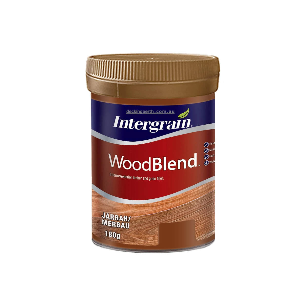 Intergrain_Woodblend_Putty_Jarrah_180g_Decking_Perth