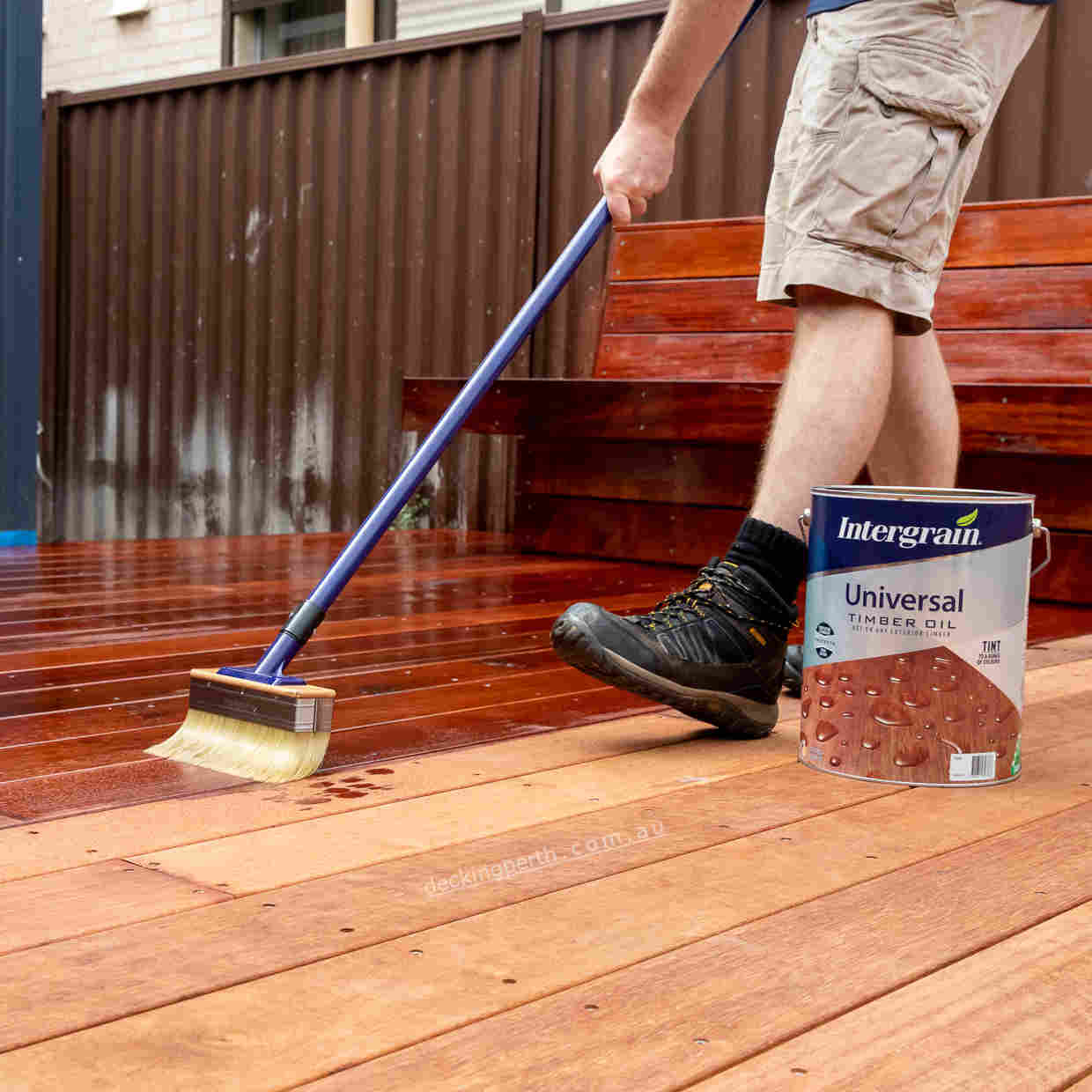 INTERGRAIN Deck Brush Decking Perth